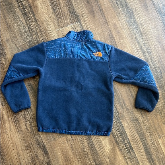 The North Face Navy and Orange Fleece Jacket - Picture 3 of 3